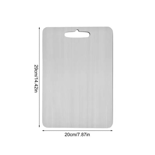 Titanium Cutting Boards for Kitchen, Stainless Steel Cutting Board, 304 Stainless Steel Double-Sided Food Grade Cutting Board